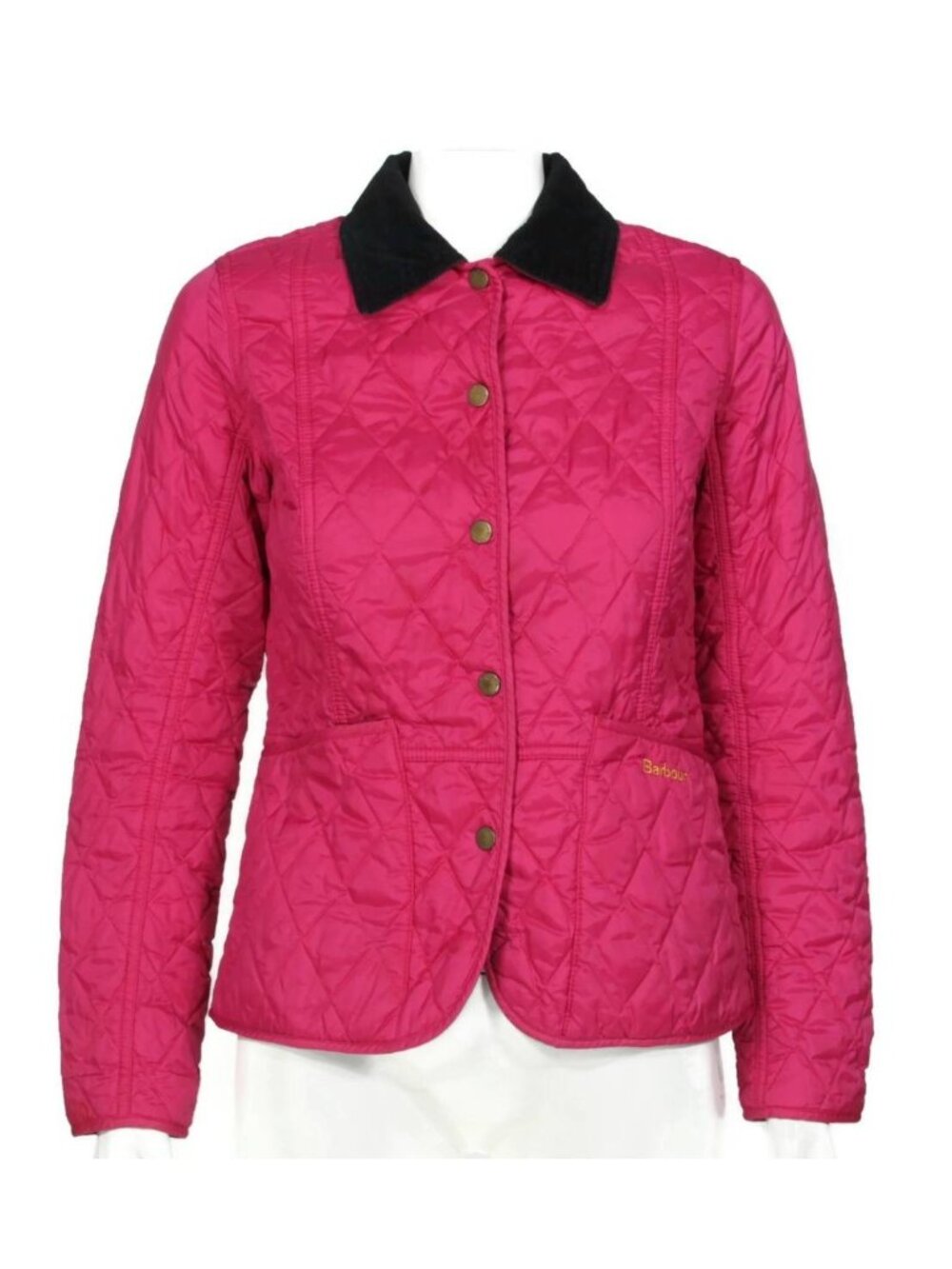 Barbour Womens Pink Summer Liddesdale Quilted Jacket UK 8 EURO 34 USA 4 /871